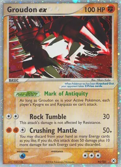 Groudon ex, Hidden Legends, no. 93