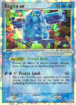 Regice ex, Hidden Legends, no. 97