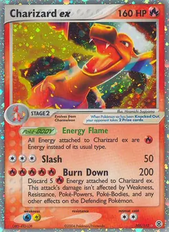 Charizard ex, FireRed & LeafGreen, no. 105