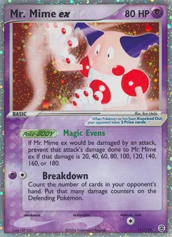 Mr. Mime ex, FireRed & LeafGreen, no. 111