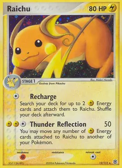 Raichu, FireRed & LeafGreen, no. 12