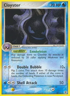 Cloyster, FireRed & LeafGreen, no. 20