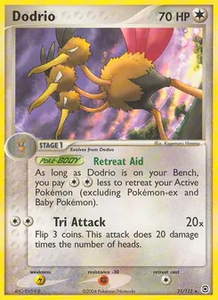 Dodrio, FireRed & LeafGreen, no. 21