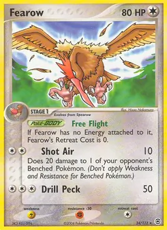 Fearow, FireRed & LeafGreen, no. 24