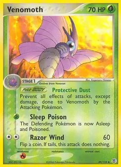 Venomoth, FireRed & LeafGreen, no. 49