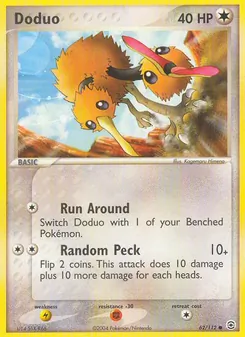 Doduo, FireRed & LeafGreen, no. 62
