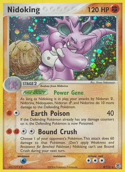 Nidoking, FireRed & LeafGreen, no. 8