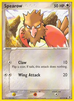 Spearow, FireRed & LeafGreen, no. 81