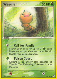 Weedle, FireRed & LeafGreen, no. 86