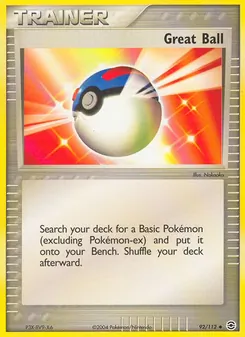 Great Ball, FireRed & LeafGreen, no. 92