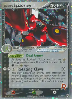 Rocket's Scizor ex, Team Rocket Returns, n° 101