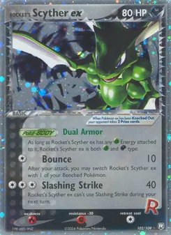 Rocket's Scyther ex, Team Rocket Returns, n° 102