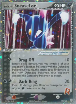 Rocket's Sneasel ex, Team Rocket Returns, n° 103