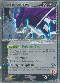Rocket's Suicune ex, Team Rocket Returns, n° 105