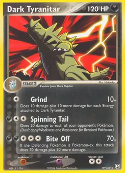 Dark Tyranitar, Team Rocket Returns, n° 19