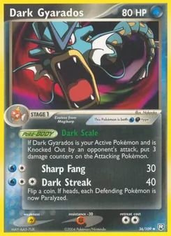 Dark Gyarados, Team Rocket Returns, n° 36