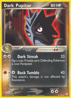 Dark Pupitar, Team Rocket Returns, n° 41