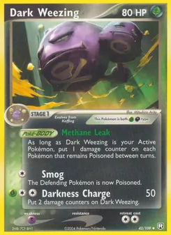 Dark Weezing, Team Rocket Returns, n° 42