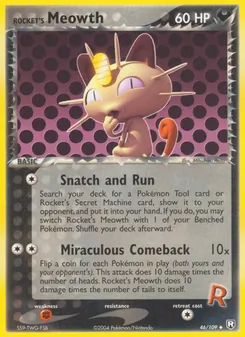 Rocket's Meowth, Team Rocket Returns, n° 46