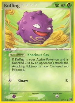 Koffing, Team Rocket Returns, n° 61