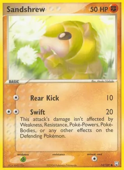 Sandshrew, Team Rocket Returns, n° 74