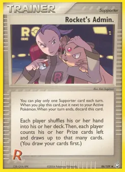 Rocket's Admin., Team Rocket Returns, n° 86