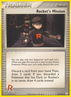 Rocket's Mission, Team Rocket Returns, n° 88