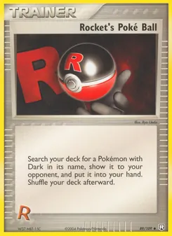 Rocket's Poké Ball, Team Rocket Returns, n° 89