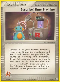 Surprise! Time Machine, Team Rocket Returns, n° 91