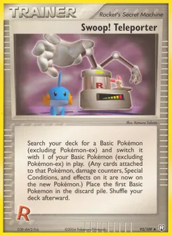 Swoop! Teleporter, Team Rocket Returns, n° 92