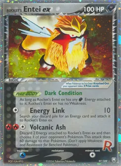 Rocket's Entei ex, Team Rocket Returns, n° 97