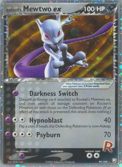 Rocket's Mewtwo ex, Team Rocket Returns, n° 99