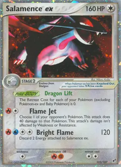 Salamence ex, Deoxys, no. 103