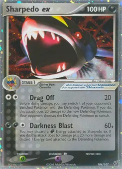 Sharpedo ex, Deoxys, no. 104