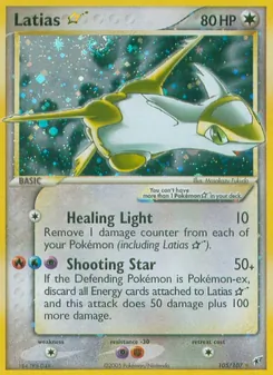 Latias ☆, Deoxys, no. 105