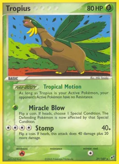 Tropius, Deoxys, no. 27