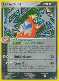Crawdaunt, Deoxys, no. 6