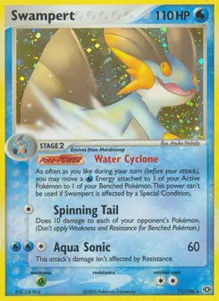 Swampert, Emerald, no. 11