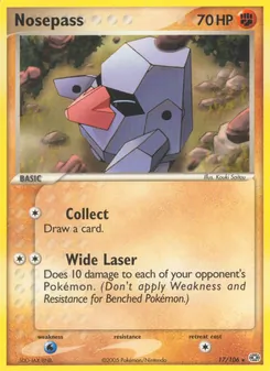 Nosepass, Emerald, no. 17