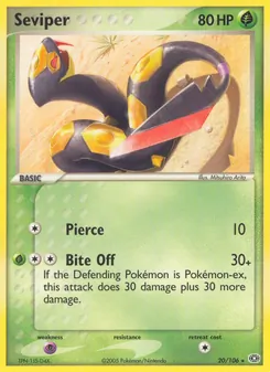 Seviper, Emerald, no. 20