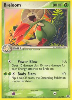Breloom, Emerald, no. 22