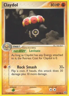 Claydol, Emerald, no. 24