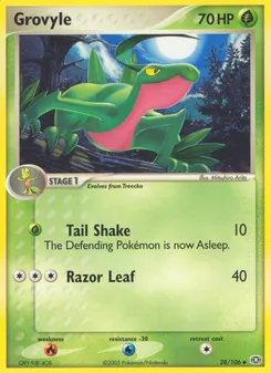 Grovyle, Emerald, no. 28