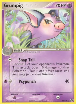 Grumpig, Emerald, no. 30
