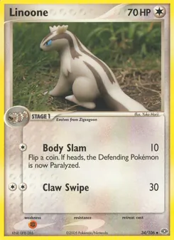Linoone, Emerald, no. 34