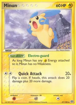 Minun, Emerald, no. 37