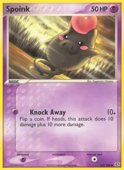 Spoink, Emerald, no. 65