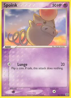 Spoink, Emerald, no. 66