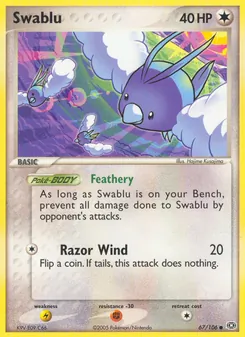 Swablu, Emerald, no. 67