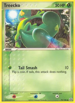 Treecko, Emerald, no. 70